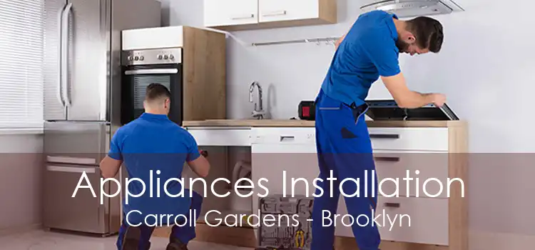 Appliances Installation Carroll Gardens - Brooklyn